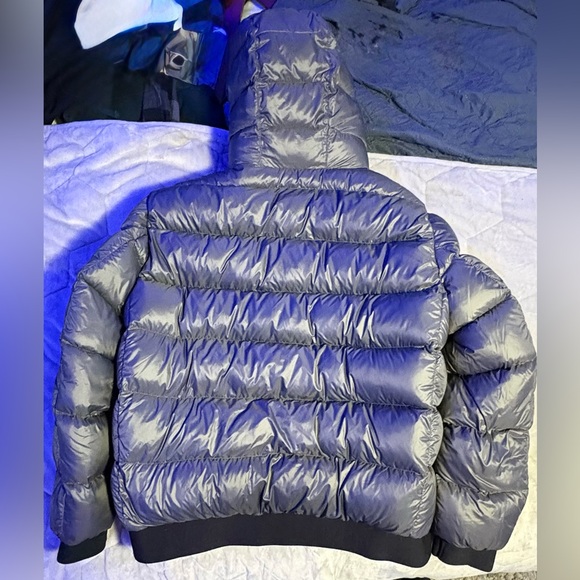 Grey Calvin Klein puffer coat - Picture 3 of 5